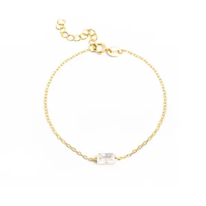 Baguette Gold Bracelet