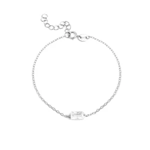 Baguette Silver Bracelet