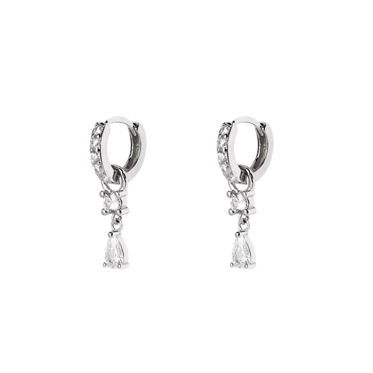 Bari Silver Earrings