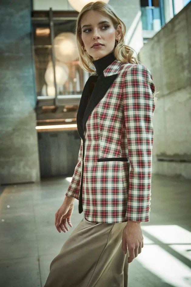 BLAZER ESMOQUIN CUADROS ALCOTT