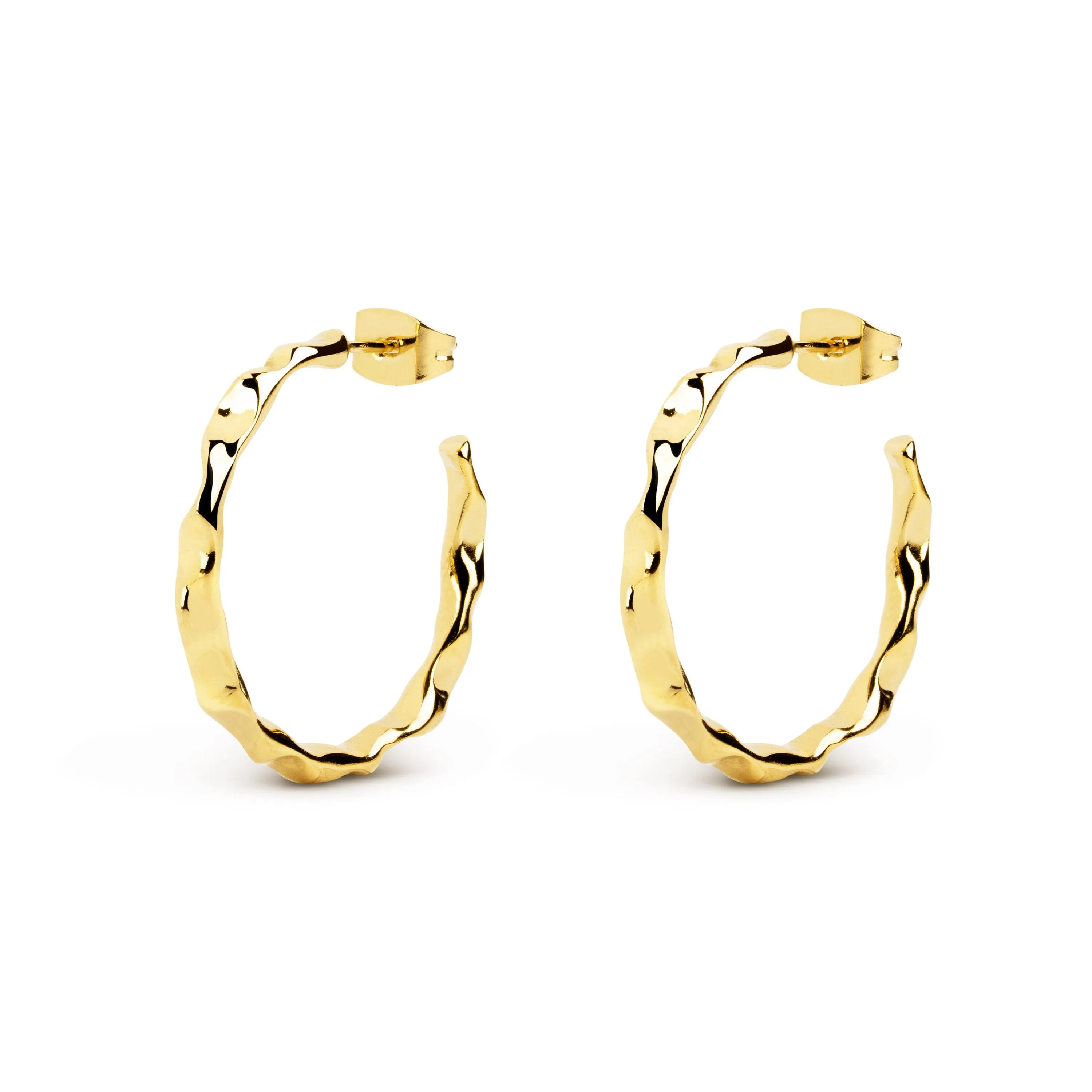 Lake Gold Hoop Earring