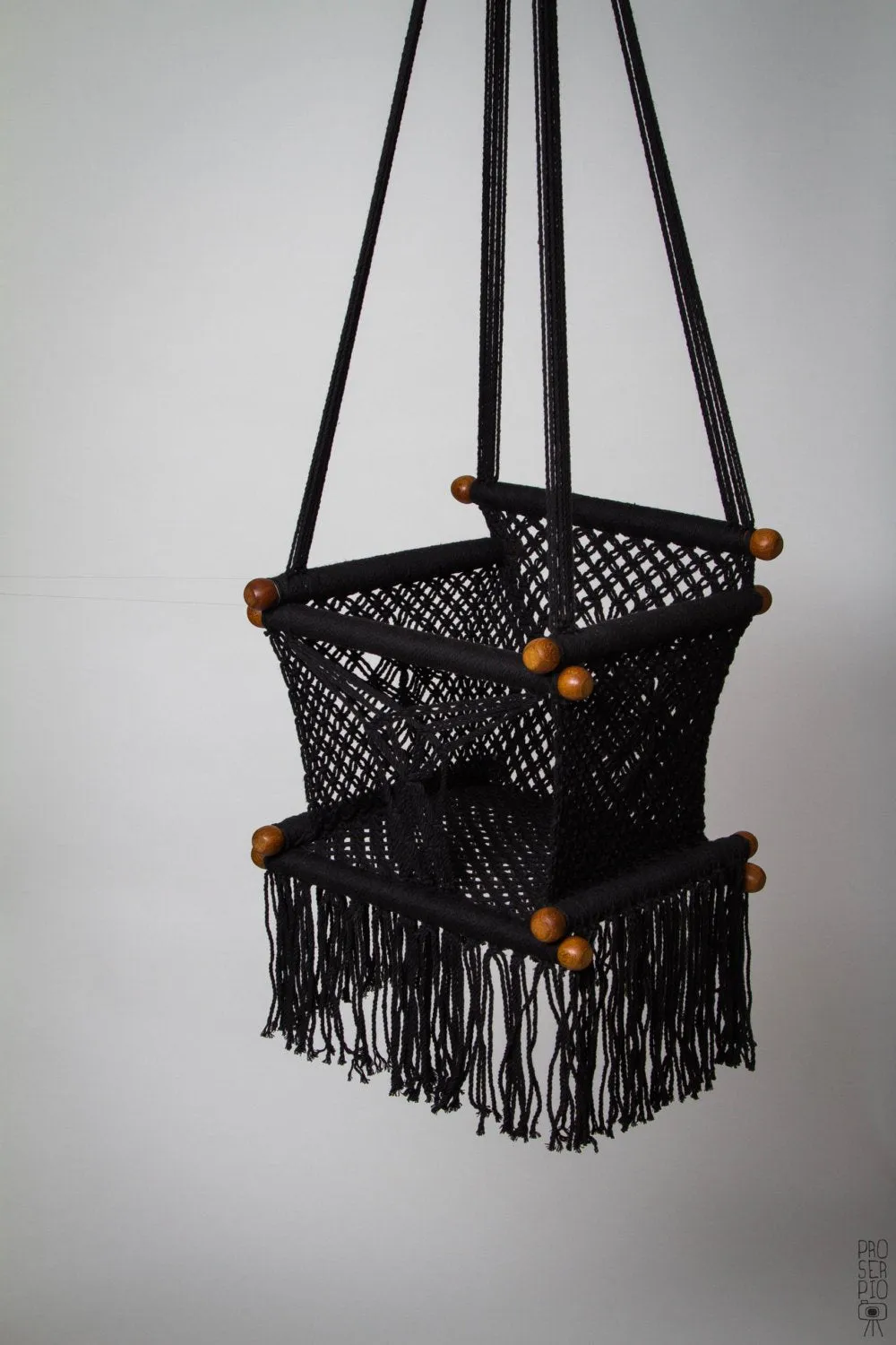 Macrame Baby Swing Chair - Handmade in Nicaragua