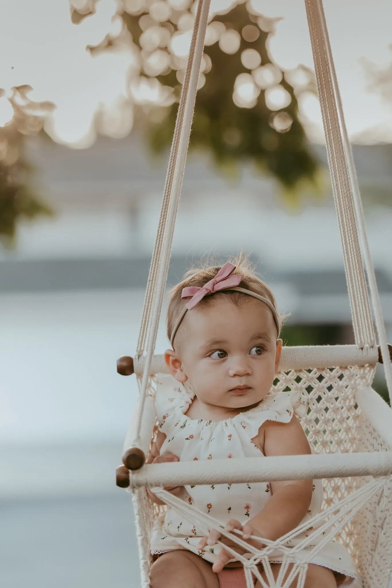 Macrame Baby Swing Chair - Handmade in Nicaragua