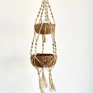 Macrame Round Mini Fruit Cup Plant Hanger