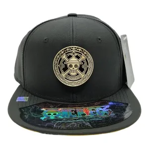 New Arrival Kndit Caps Gorra Negra Placa Bronce Marco Anclas 1 One Piece